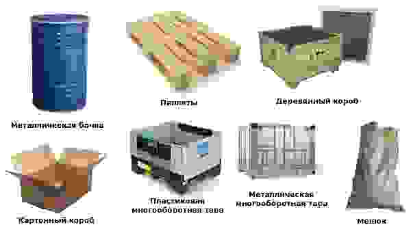 Тара для перевозки грузов в каменке